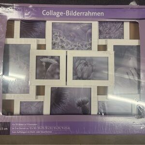 White Collage Picture Frame